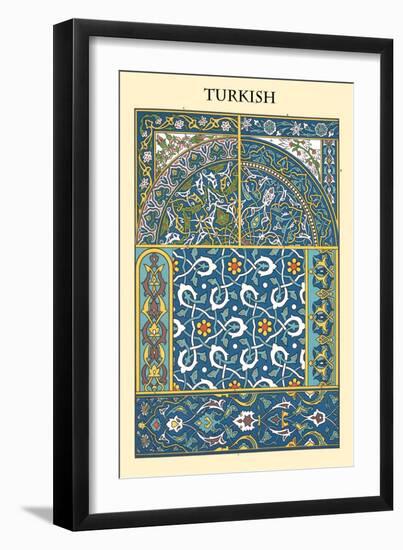 Ornament-Turkish-Racinet-Framed Art Print