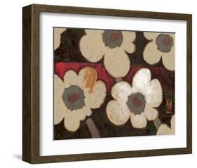 Ornament White Blooms-Joadoor-Framed Art Print