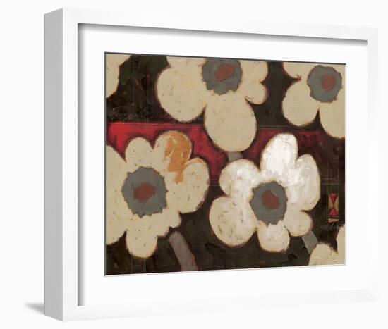 Ornament White Blooms-Joadoor-Framed Art Print