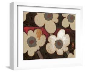 Ornament White Blooms-Joadoor-Framed Art Print