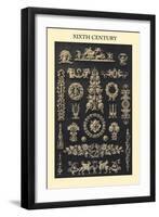 Ornament-Xixth Century-Empire Style-Racinet-Framed Art Print