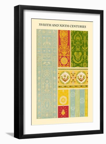 Ornament-XVIIIth and XIXth Centuries-Racinet-Framed Art Print