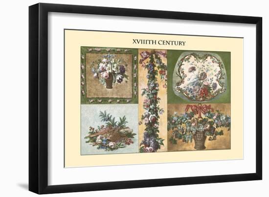 Ornament-XVIIIth Century-Racinet-Framed Art Print