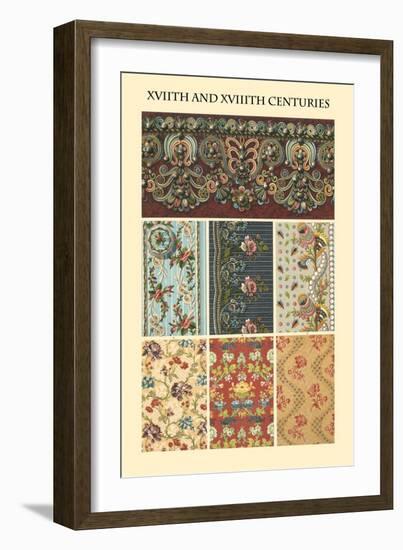 Ornament-XVIIth and XVIIIth Centuries-Racinet-Framed Art Print