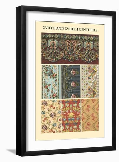 Ornament-XVIIth and XVIIIth Centuries-Racinet-Framed Art Print