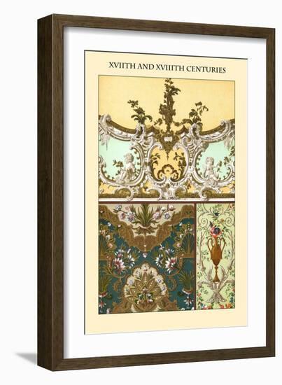 Ornament-XVIIth and XVIIIth Centuries-Racinet-Framed Art Print