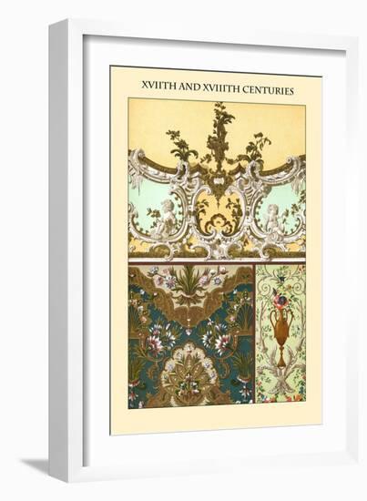 Ornament-XVIIth and XVIIIth Centuries-Racinet-Framed Art Print