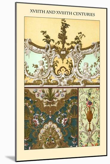 Ornament-XVIIth and XVIIIth Centuries-Racinet-Mounted Art Print