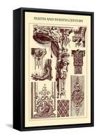 Ornament-Xviith and Xviiith Century-Racinet-Framed Stretched Canvas