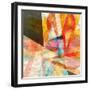 Ornamental Abstract Pattern-Tanor-Framed Art Print