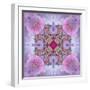 Ornamental Blossoms Mandala-Alaya Gadeh-Framed Photographic Print