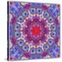 Ornamental Blossoms Mandala-Alaya Gadeh-Stretched Canvas