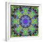 Ornamental Blossoms Mandala-Alaya Gadeh-Framed Photographic Print