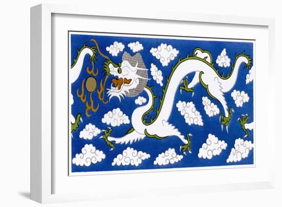 Ornamental Chinese Dragon-C. Dresser-Framed Art Print