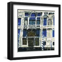 Ornamental Facade, Venice-Susan Brown-Framed Giclee Print