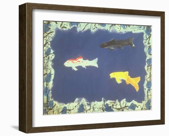 Ornamental Fish-David Alan Redpath Michie-Framed Giclee Print