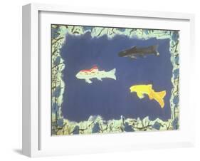 Ornamental Fish-David Alan Redpath Michie-Framed Giclee Print