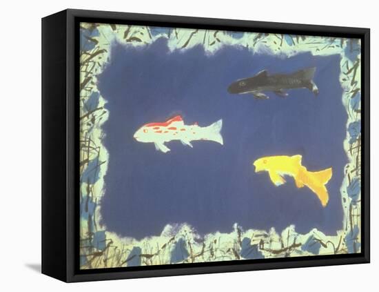 Ornamental Fish-David Alan Redpath Michie-Framed Stretched Canvas