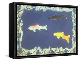 Ornamental Fish-David Alan Redpath Michie-Framed Stretched Canvas