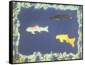 Ornamental Fish-David Alan Redpath Michie-Framed Stretched Canvas