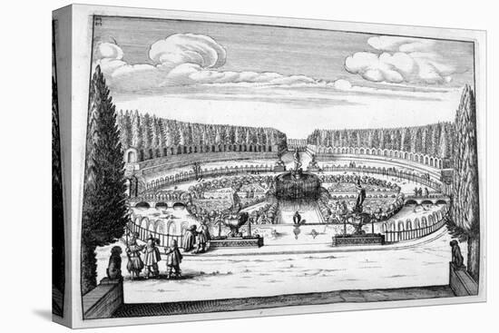 Ornamental Fountain and Garden Design, 1664-Georg Andreas Bockler-Stretched Canvas