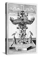 Ornamental Fountain Design, 1664-Georg Andreas Bockler-Stretched Canvas