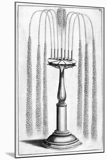 Ornamental Fountain Design, 1664-Georg Andreas Bockler-Mounted Giclee Print