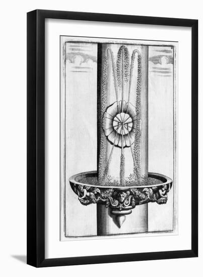 Ornamental Fountain Design, 1664-Georg Andreas Bockler-Framed Giclee Print