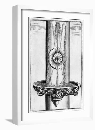 Ornamental Fountain Design, 1664-Georg Andreas Bockler-Framed Giclee Print