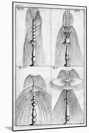 Ornamental Fountain Design, 1664-Georg Andreas Bockler-Mounted Giclee Print