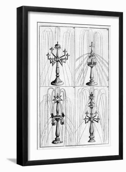 Ornamental Fountain Design, 1664-Georg Andreas Bockler-Framed Giclee Print