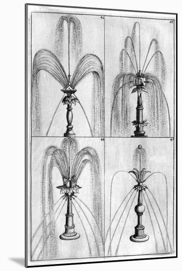 Ornamental Fountain Design, 1664-Georg Andreas Bockler-Mounted Giclee Print