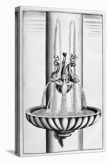 Ornamental Fountain Design, 1664-Georg Andreas Bockler-Stretched Canvas