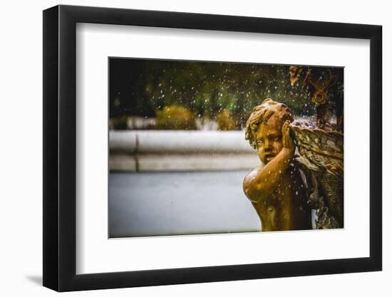 Ornamental Fountains of the Palace of Aranjuez, Madrid, Spain.World Heritage Site by UNESCO in 2001-outsiderzone-Framed Photographic Print
