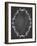 Ornamental Frame on Chalkboard-tukkki-Framed Art Print