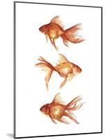 Ornamental Goldfish III-Emma Scarvey-Mounted Art Print