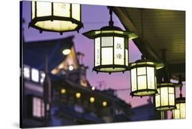 Ornamental Lanterns in Gion-Jon Hicks-Stretched Canvas