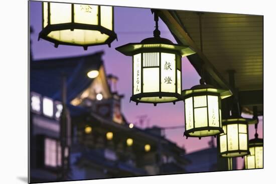 Ornamental Lanterns in Gion-Jon Hicks-Mounted Photographic Print