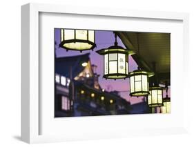 Ornamental Lanterns in Gion-Jon Hicks-Framed Photographic Print