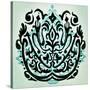 Ornamental Navy Pattern I-Anna Polanski-Stretched Canvas