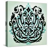 Ornamental Navy Pattern I-Anna Polanski-Stretched Canvas