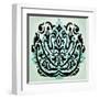 Ornamental Navy Pattern I-Anna Polanski-Framed Art Print