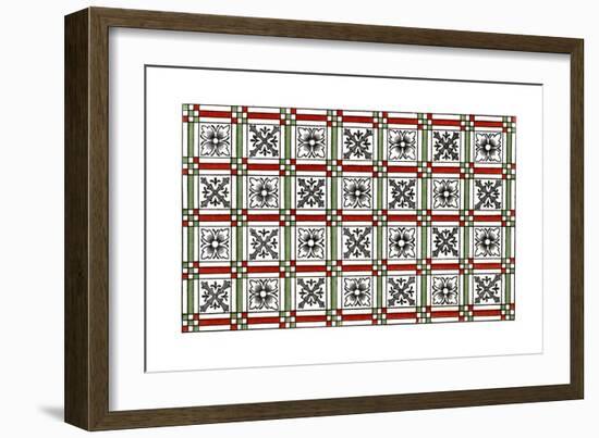 Ornamental Pavement, 15th Century-Henry Shaw-Framed Giclee Print