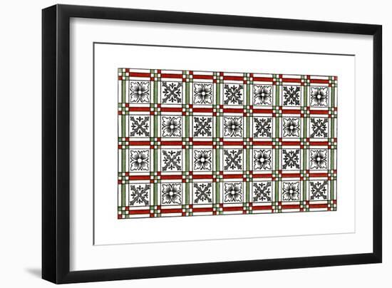 Ornamental Pavement, 15th Century-Henry Shaw-Framed Giclee Print