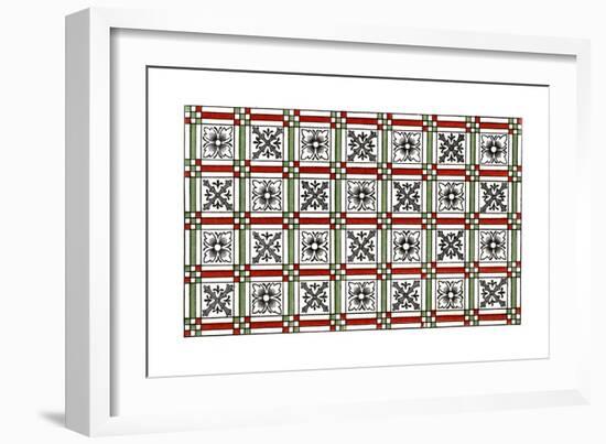 Ornamental Pavement, 15th Century-Henry Shaw-Framed Giclee Print