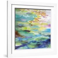 Ornamental Pond 1-Helen Wells-Framed Giclee Print