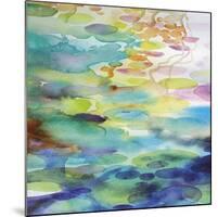 Ornamental Pond 1-Helen Wells-Mounted Giclee Print