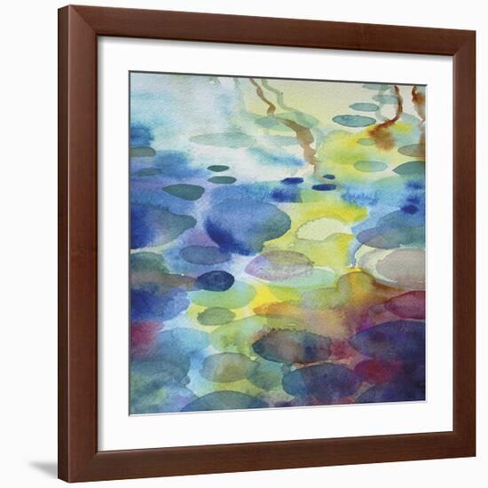 Ornamental Pond 3-Helen Wells-Framed Giclee Print