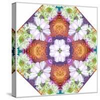 Ornamental Rhomb from Flowers-Alaya Gadeh-Stretched Canvas