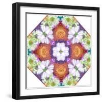 Ornamental Rhomb from Flowers-Alaya Gadeh-Framed Photographic Print